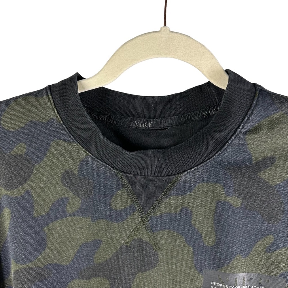 Nike Camo Mens Crewneck Sweatshirt size Small - Picture 3 of 9